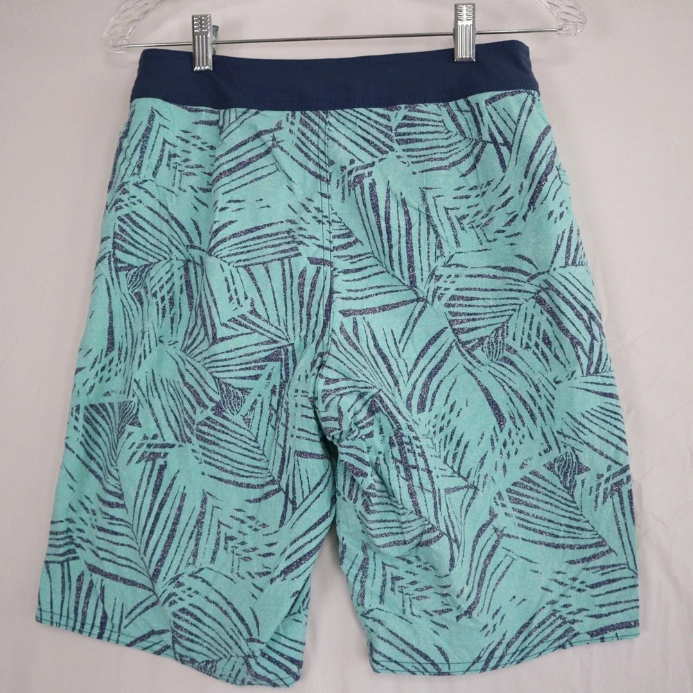 Patagonia Board Shorts Mens 29 Surf Swim Beach Trunks Tropical Palm Stretch Flex